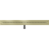 Mexen Flat M18 Duschrinne 80 cm, gebürstet Gold - 1A23080-15