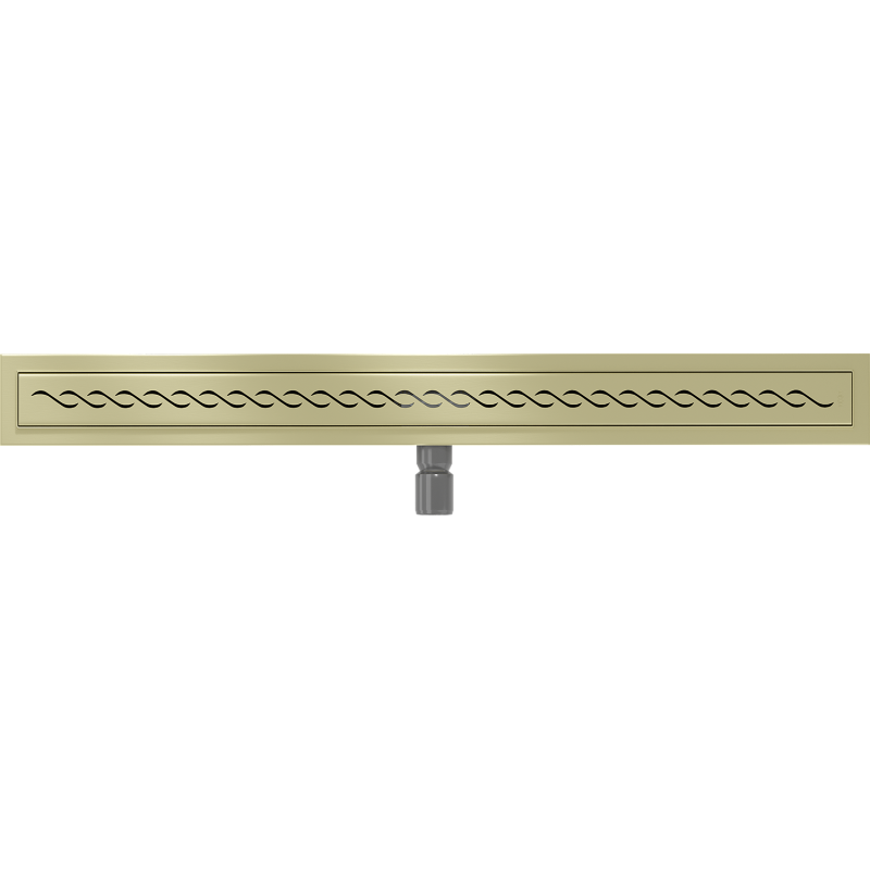 Mexen Flat M18 Linienentwässerung 100 cm, gebürstetes Gold - 1A23100-15