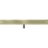 Mexen Flat M18 Linienentwässerung 100 cm, gebürstetes Gold - 1A23100-15