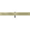 Mexen Flat 360° M18 Drehbarer Linienablauf 100 cm, gebürstetes Gold - 1A23100-40