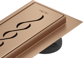Mexen Flat M18 Linearer Ablauf 60 cm, gebürstetes Kupfer - 1C23060-15