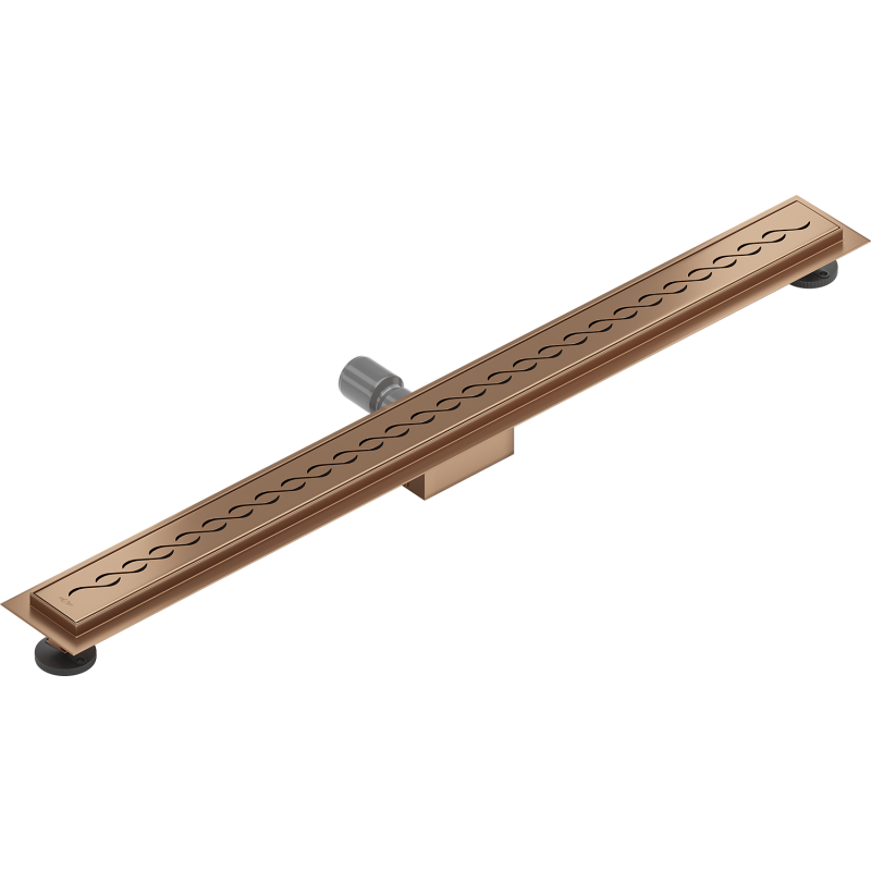 Mexen Flat M18 Linienablauf 90 cm, gebürstetes Kupfer - 1C23090-15
