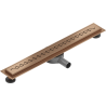 Mexen Flat 360° M18 Drehbarer Linienablauf 60 cm, gebürstetes Kupfer - 1C23060-40