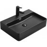 Mexen Lara Aufsatzwaschbecken 60 x 42 cm, schwarz matt - 21166085