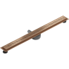 Mexen Flat 360° M18 lineare Drehabfluss 90 cm, gebürstetes Kupfer - 1C23090-40