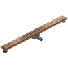 Mexen Flat 360° M18 rotierende Linienentwässerung 100 cm, gebürstetes Kupfer - 1C23100-40