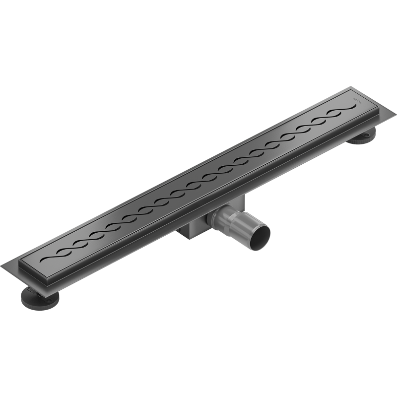 Mexen Flat M18 Linienentwässerung 50 cm, gebürstetes Gun Gray - 1E23050-15