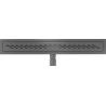 Mexen Flat M18 Ablaufrinne 60 cm, gebürstetes Gun Gray - 1E23060-15