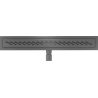 Mexen Flat M18 Linienentwässerung 70 cm, gebürstetes Gun Gray - 1E23070-15