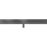 Mexen Flat M18 Linienentwässerung 90 cm, gebürstetes Gun Gray - 1E23090-15