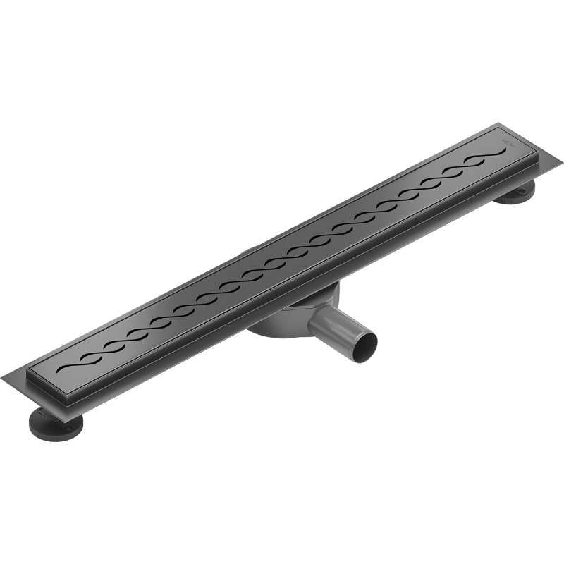 Mexen Flat 360° M18 Drehbare Linienentwässerung 60 cm, gebürstetes Gun Gray - 1E23060-40