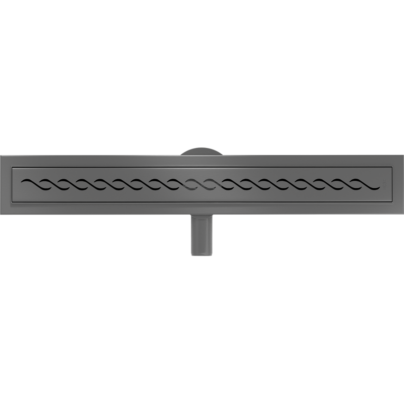 Mexen Flat 360° M18 Drehbare Linienentwässerung 60 cm, gebürstetes Gun Gray - 1E23060-40