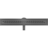 Mexen Flat 360° M18 Drehbarer Linienabfluss 70 cm, gebürstetes Gun Gray - 1E23070-40
