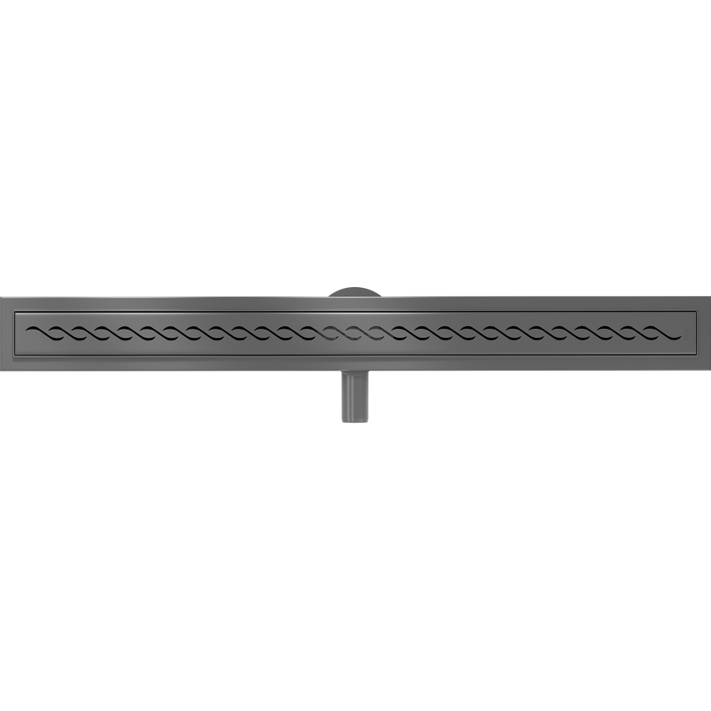 Mexen Flat 360° M18 Drehbarer Ablaufrinne 90 cm, gebürstet Gun Gray - 1E23090-40
