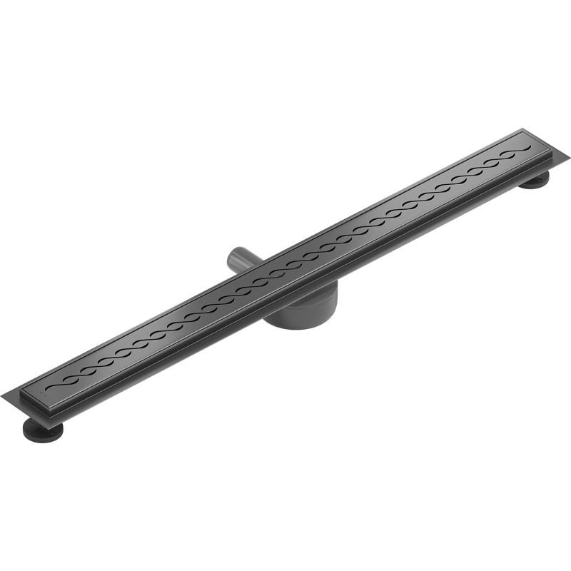 Mexen Flat 360° M18 drehbarer Linienabfluss 100 cm, gebürstetes Gun Gray - 1E23100-40