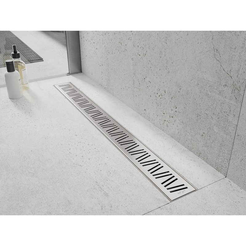 Mexen Flat M22 Linienentwässerung 70 cm, Inox - 1029070-15