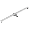 Mexen Flat 360° Slim Drehbarer Linienabfluss 140 cm, weiß - 1241140