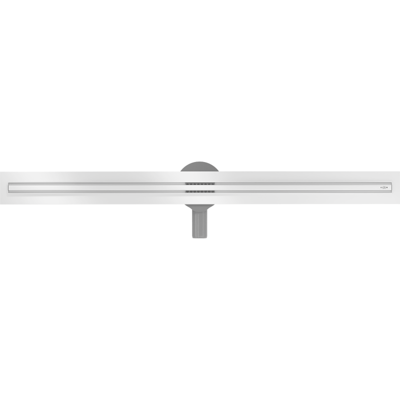 Mexen Flat 360° Slim drehbarer Linienablauf 150 cm, weiß - 1241150