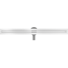 Mexen Flat 360° Slim drehbarer Linienablauf 150 cm, weiß - 1241150