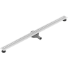 Mexen Flat 360° Slim drehbarer Linienabfluss 160 cm, weiß - 1241160