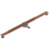 Mexen Flat 360° Slim drehbarer Linienablauf 150 cm, Roségold - 1641150