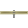 Mexen Flat 360° Slim drehbarer linearer Abfluss 60 cm, gebürstetes Gold - 1A41060
