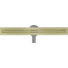 Mexen Flat 360° Slim drehbarer Linienablauf 70 cm, gebürstet gold - 1A41070