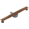 Mexen Flat 360° Slim drehbare Linienentwässerung 60 cm, gebürstetes Kupfer - 1C41060