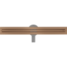 Mexen Flat 360° Slim drehbare Linienentwässerung 60 cm, gebürstetes Kupfer - 1C41060