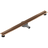 Mexen Flat 360° Slim drehbarer Linearablauf 100 cm, gebürstetes Kupfer - 1C41100