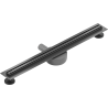 Mexen Flat 360° Slim drehbarer Linienablauf 60 cm, gun gray gebürstet - 1E41060