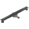 Mexen Flat 360° Slim drehbarer Linienablauf 60 cm, gun gray gebürstet - 1E41060