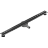 Mexen Flat 360° Slim drehbarer Linienablauf 80 cm, gun grey gebürstet - 1E41080