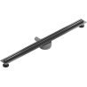 Mexen Flat 360° Slim drehbarer Linearablauf 90 cm, gebürstetes Gun Gray - 1E41090