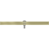 Mexen Flat 360° Slim drehbarer Linienablauf 130 cm, gebürstetes Gold - 1A41130