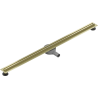 Mexen Flat 360° Slim drehbarer Linienablauf 150 cm, gebürstetes Gold - 1A41150