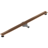 Mexen Flat 360° Slim drehbarer Linienablauf 110 cm, gebürstetes Kupfer - 1C41110