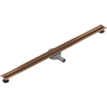 Mexen Flat 360° Slim drehbarer Linienablauf 150 cm, gebürstetes Kupfer - 1C41150