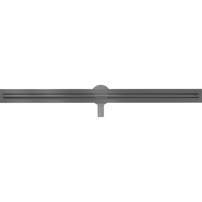 Mexen Flat 360° Slim Drehbare Linienentwässerung 120 cm, gebürstetes Gun Gray - 1E41120