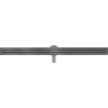 Mexen Flat 360° Slim Drehbare Linienentwässerung 120 cm, gebürstetes Gun Gray - 1E41120