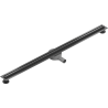 Mexen Flat 360° Slim Drehbarer Linienablauf 130 cm, Gun Gray gebürstet - 1E41130
