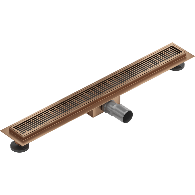 Mexen Flat M33 Linienentwässerung 50 cm, gebürstetes Kupfer - 1C33050-15