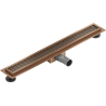 Mexen Flat M33 Linienentwässerung 50 cm, gebürstetes Kupfer - 1C33050-15
