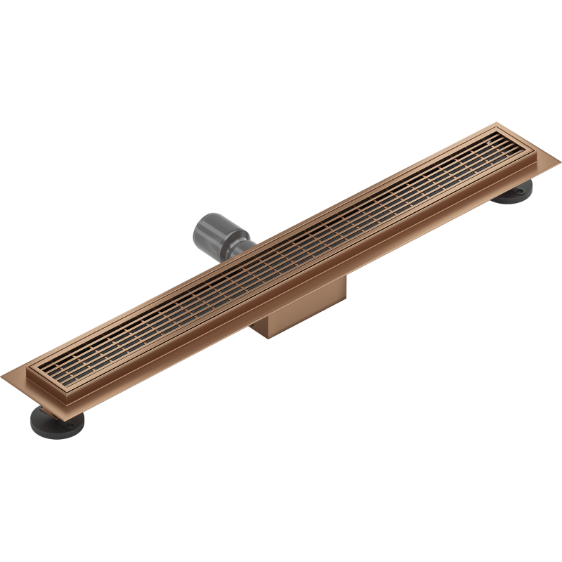Mexen Flat M33 Linienentwässerung 70 cm, gebürstetes Kupfer - 1C33070-15