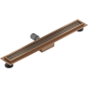 Mexen Flat M33 Linienentwässerung 70 cm, gebürstetes Kupfer - 1C33070-15