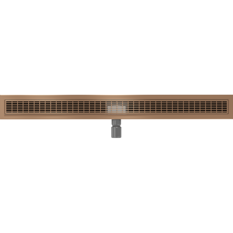 Mexen Flat M33 Linearer Ablauf 100 cm, gebürstetes Kupfer - 1C33100-15