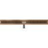 Mexen Flat M33 Lineare Ablauf 90 cm, Gebürstetes Kupfer - 1C33090-15