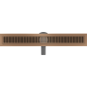 Mexen Flat 360° M33 Drehbarer Linienablauf 60 cm, gebürstetes Kupfer - 1C33060-40