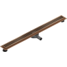 Mexen Flat 360° M33 Drehbarer Linienablauf 80 cm, gebürstetes Kupfer - 1C33080-40