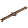 Mexen Flat 360° M33 drehbarer Linienabfluss 90 cm, gebürstetes Kupfer - 1C33090-40